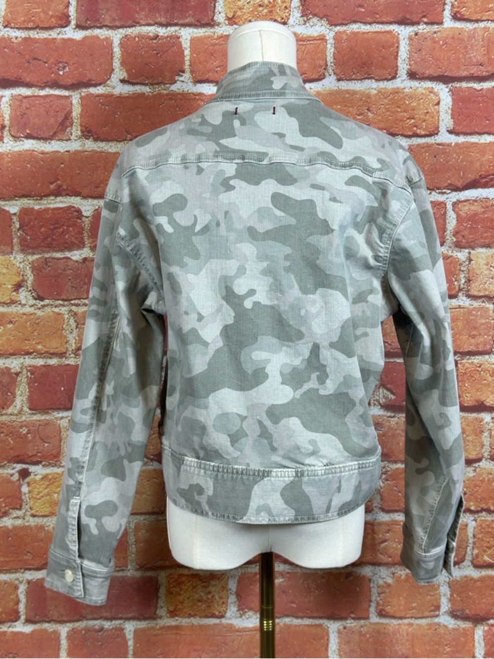 Dear John‎ Light Gray Camouflage Utility Jacket Women’s Size Small NEW - Picture 4 of 14